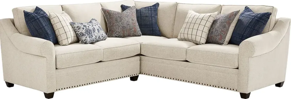 Parkview Beige 2 Pc Sectional