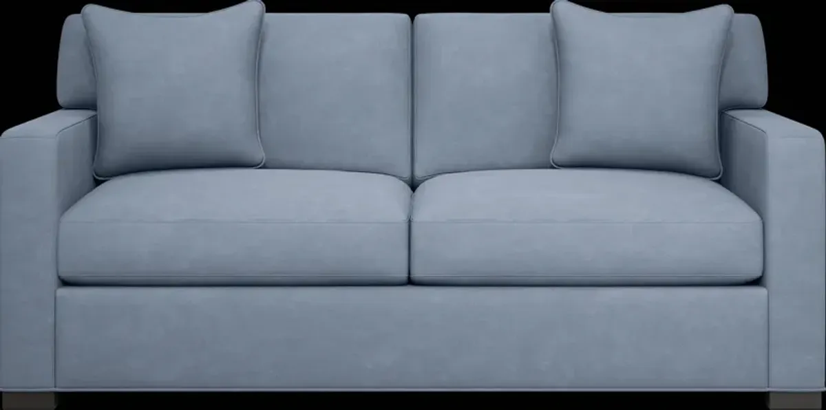 Harmonie Blue Apartment Gel Foam Sleeper Sofa