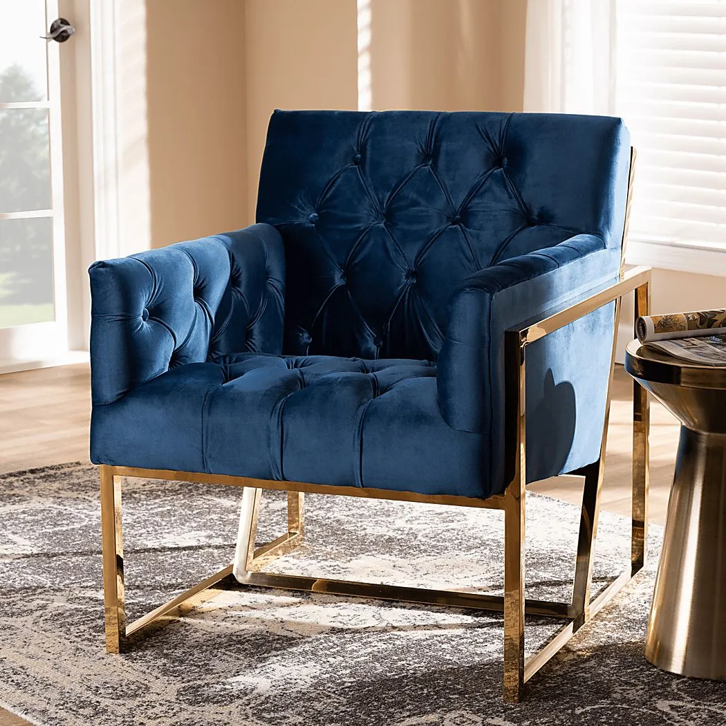 Mesbury Navy Accent Chair