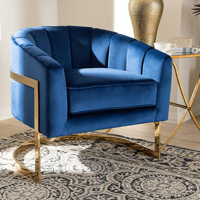 Tynewood Blue Accent Chair