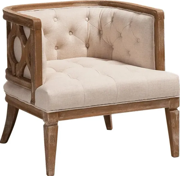 Essington Beige Accent Chair