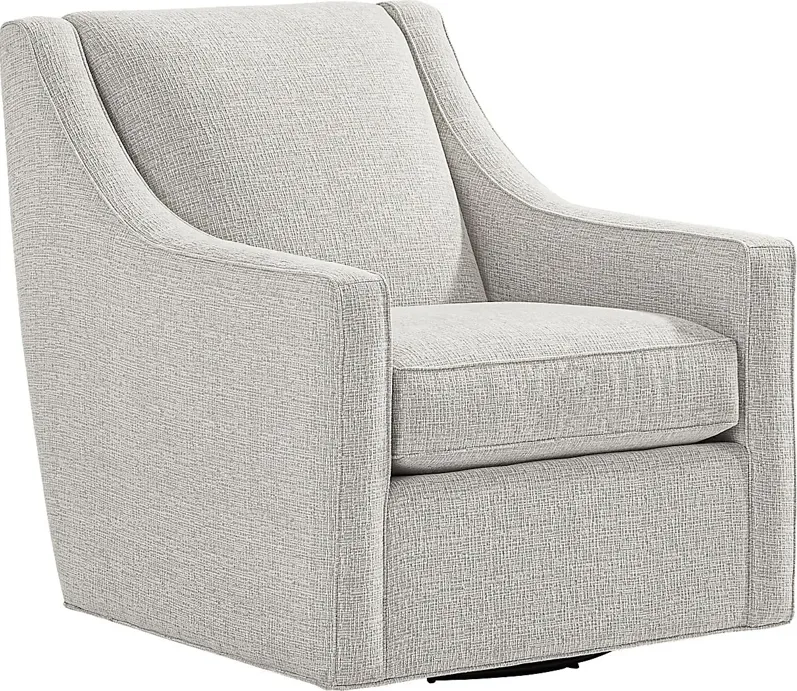 Bedford Park Ivory Swivel Chair