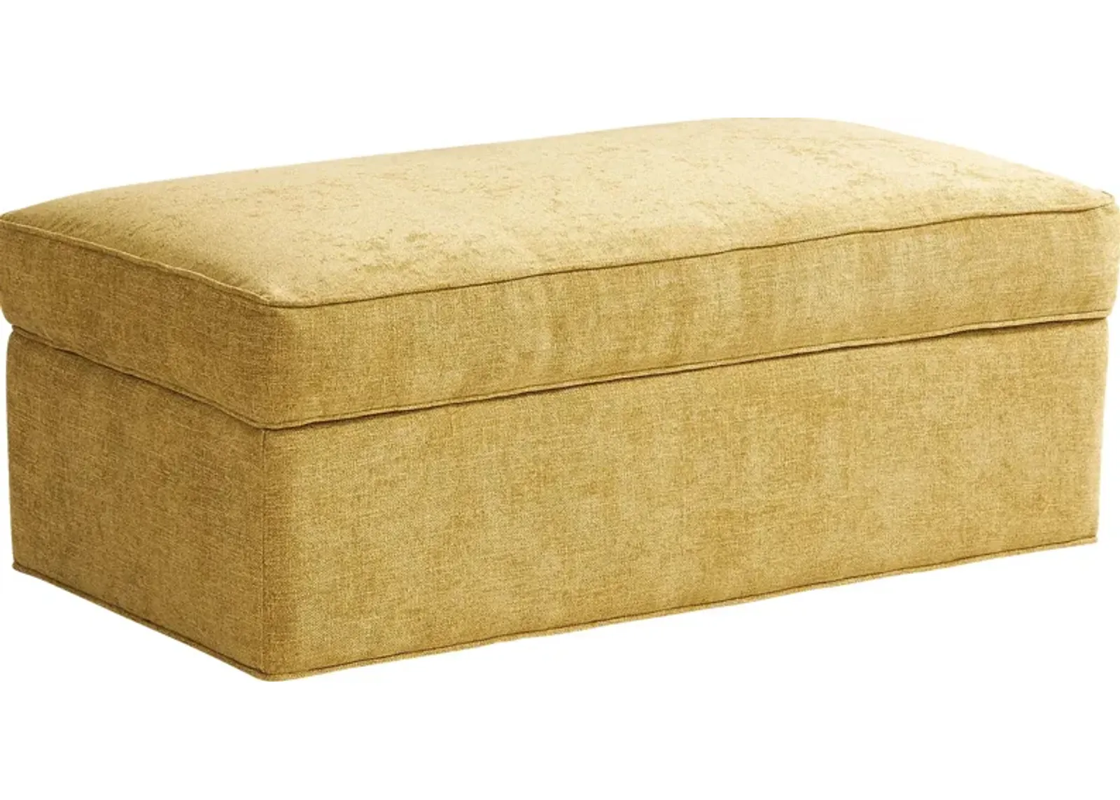 Bellingham Sunflower Chenille Storage Ottoman