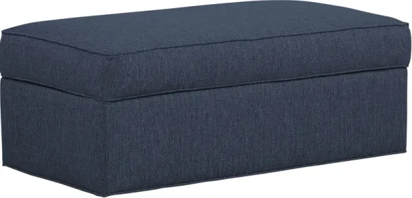 Bellingham Midnight Textured Storage Ottoman