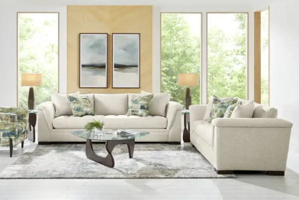 Harper Beige 5 Pc Living Room