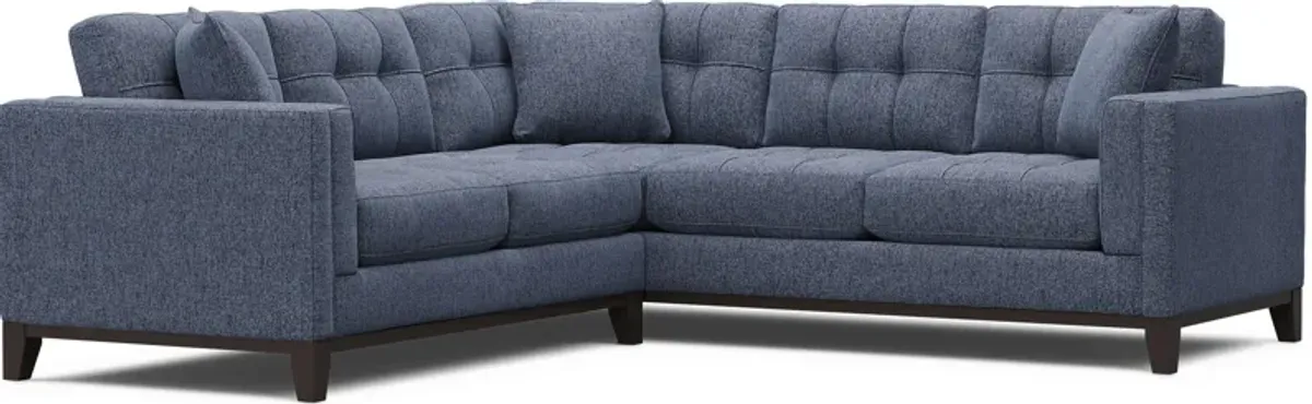 Chatham Navy 5 Pc Sectional Living Room