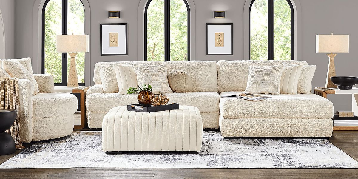 Chandler Ivory 2 Pc Sectional