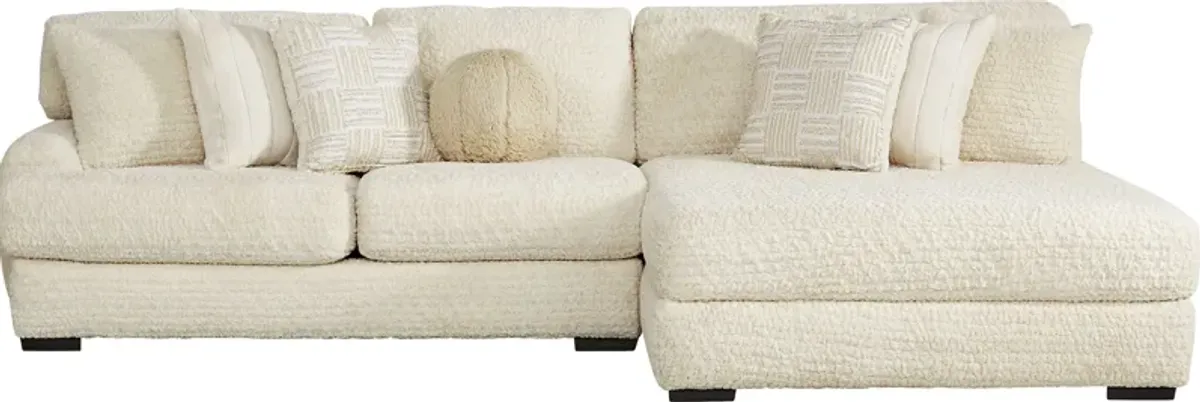 Chandler Ivory 2 Pc Sectional