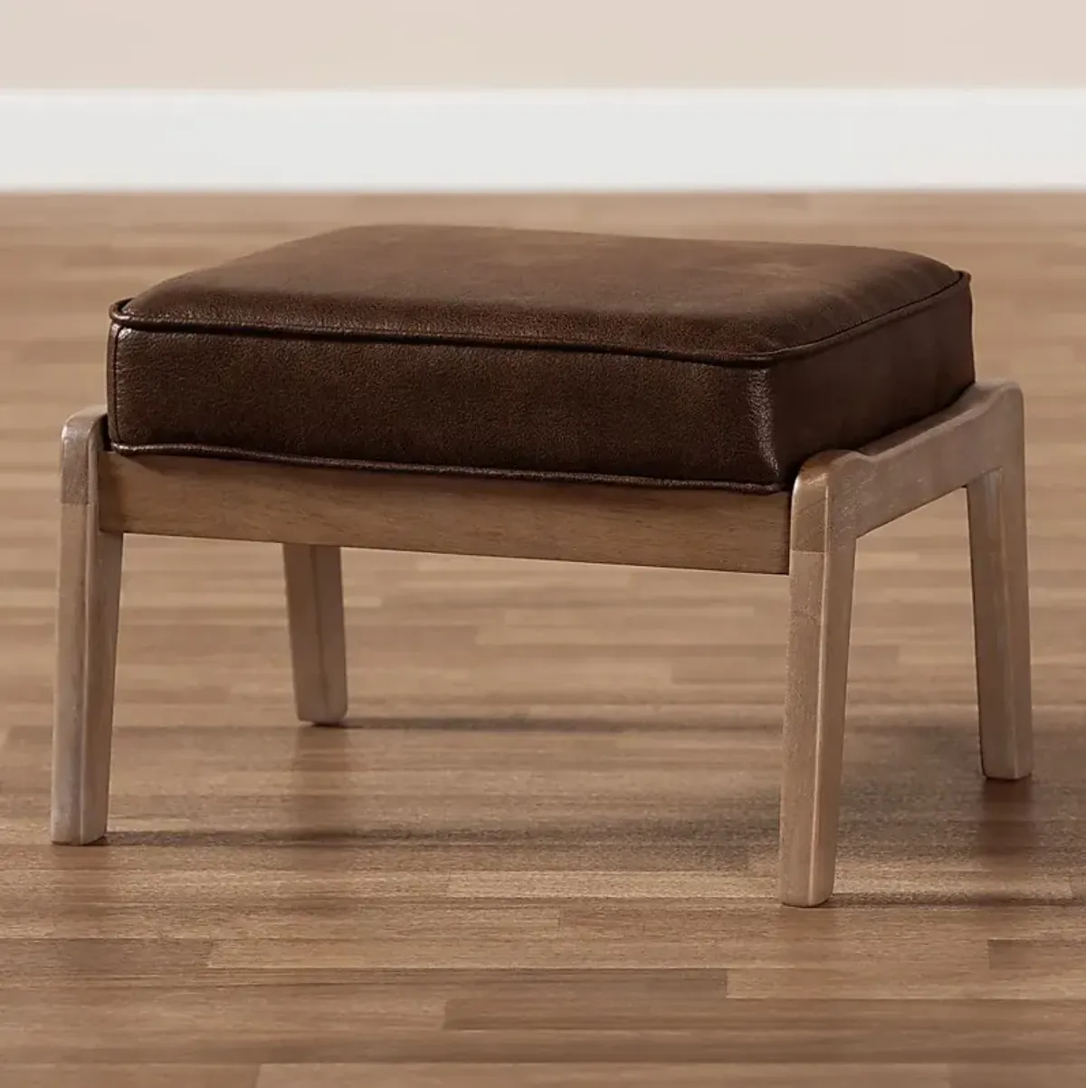 Tuthill Brown Ottoman