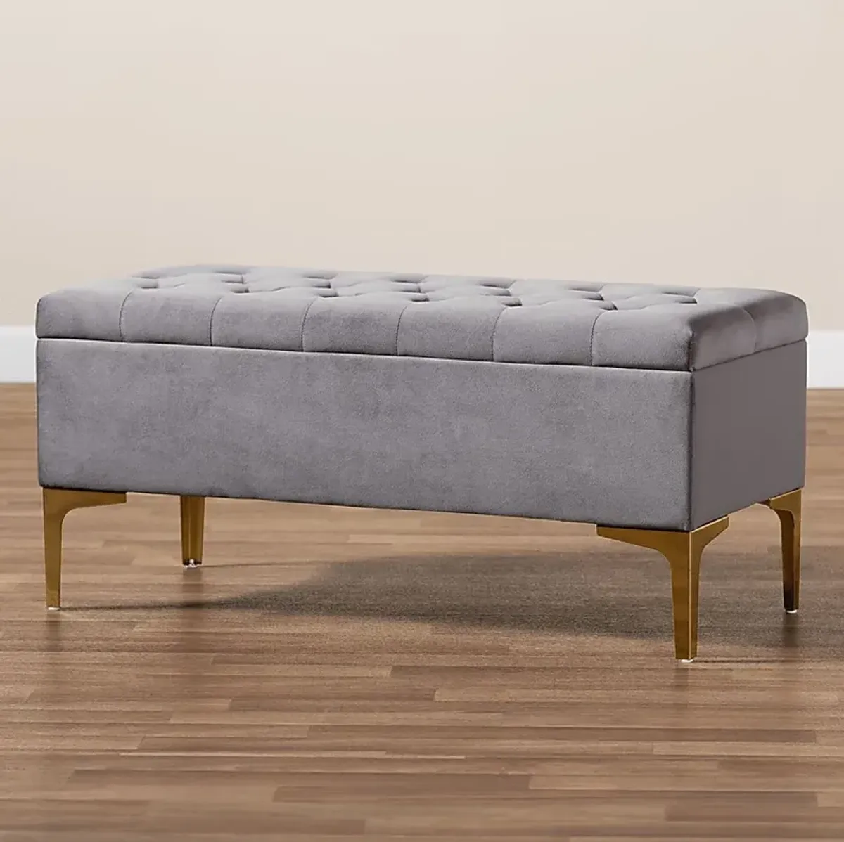 Oatmill Gray Ottoman