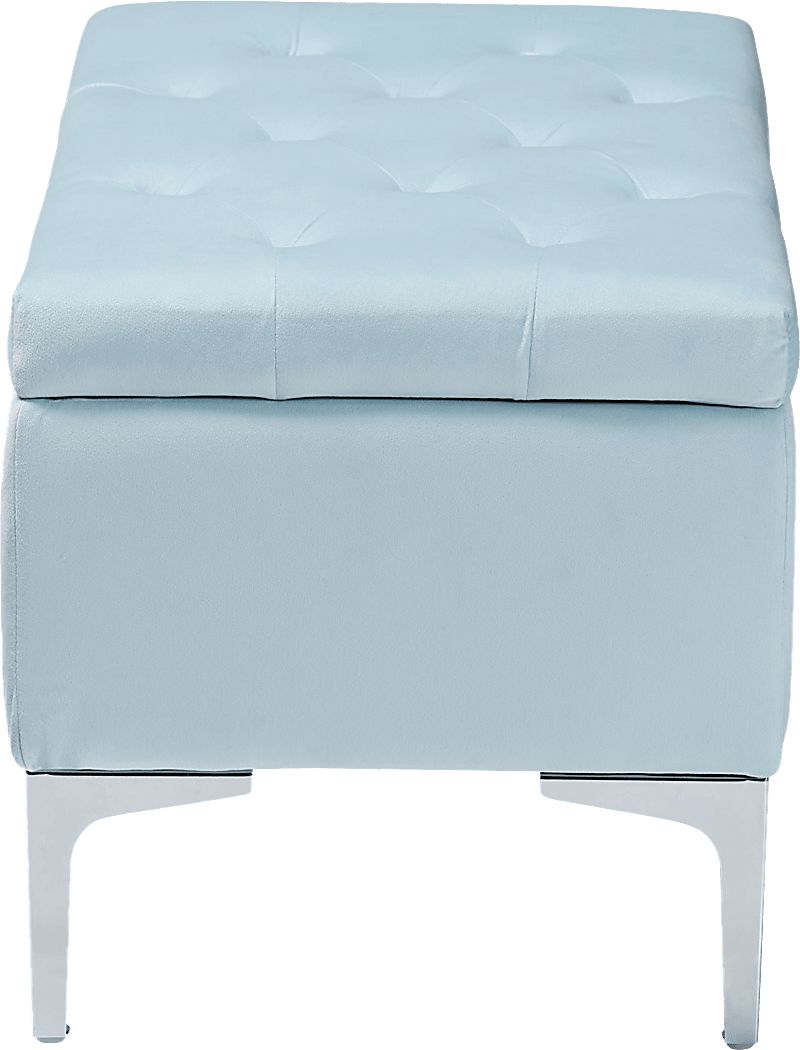 Kari Way Blue Ottoman