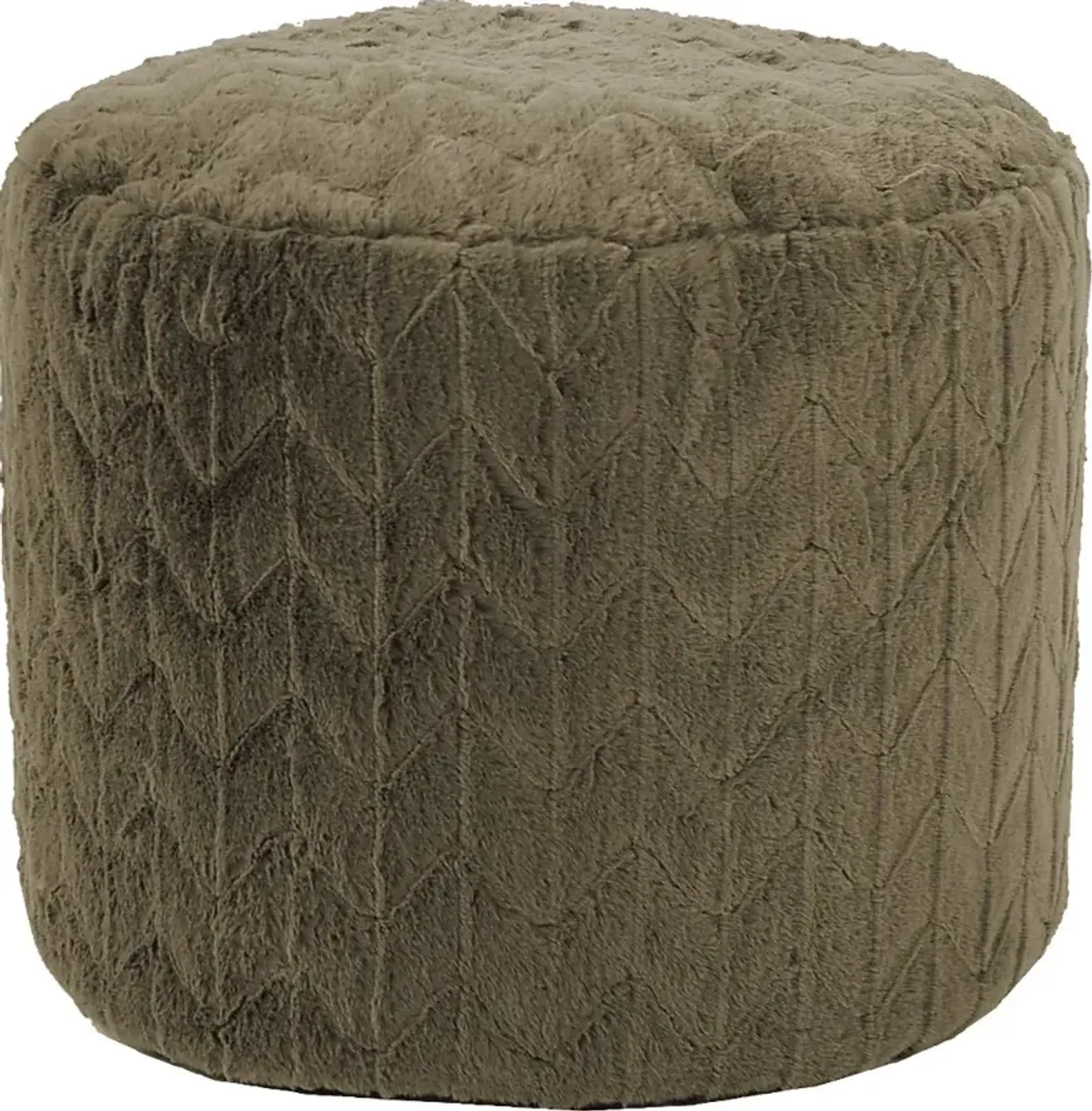 Sishane Moss Tall Pouf