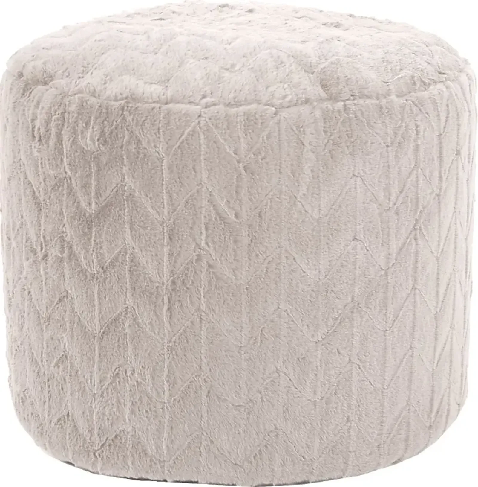 Sishane Linen Tall Pouf