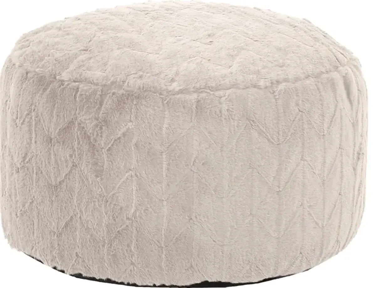 Sishane Linen Foot Pouf