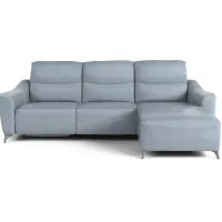 Domio Hydra Leather 3 Pc Power Reclining Sectional