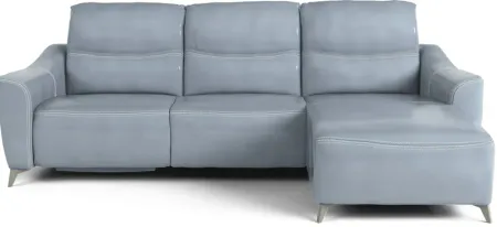 Domio Hydra Leather 3 Pc Power Reclining Sectional