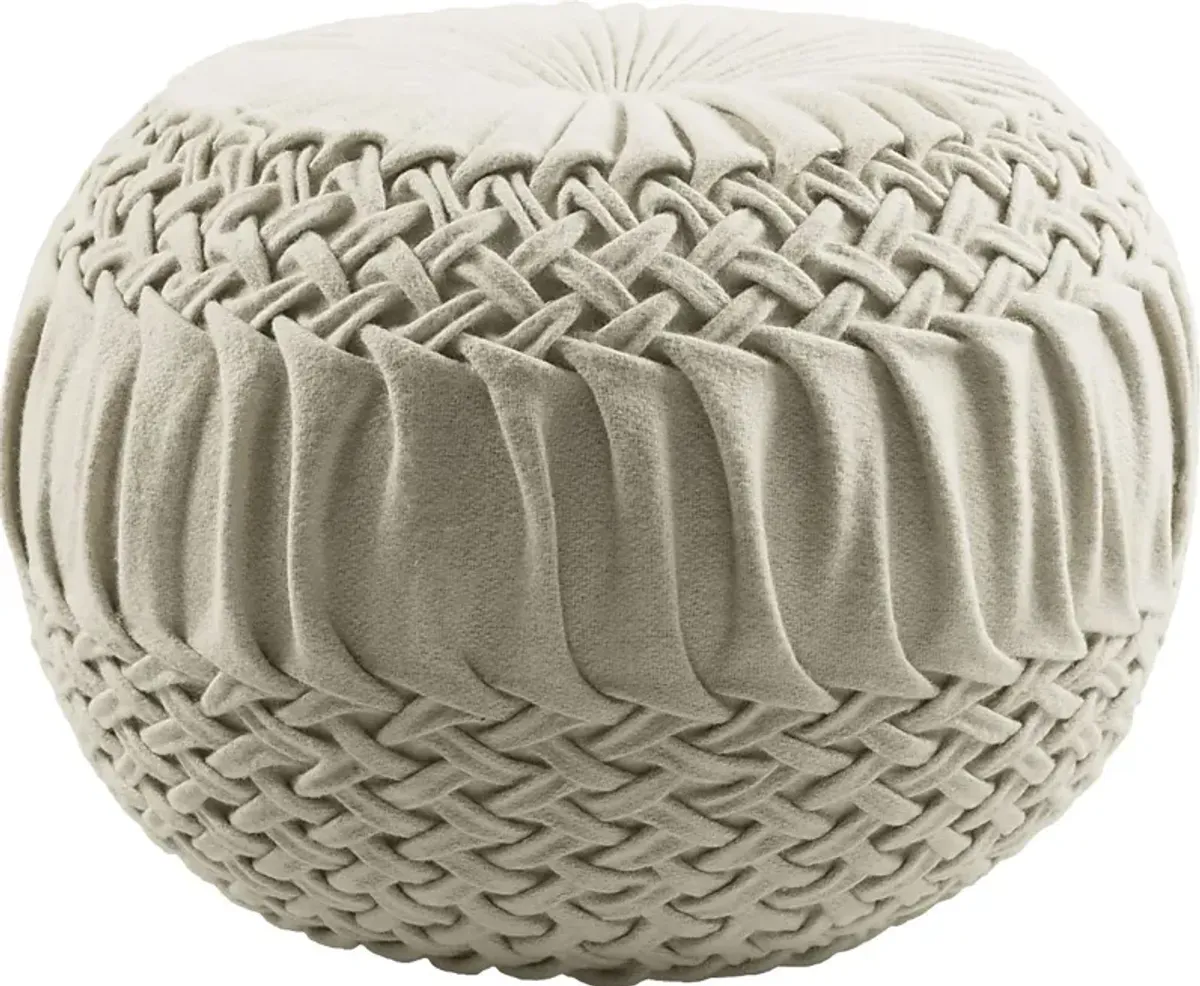 Guildwood Cream Ottoman