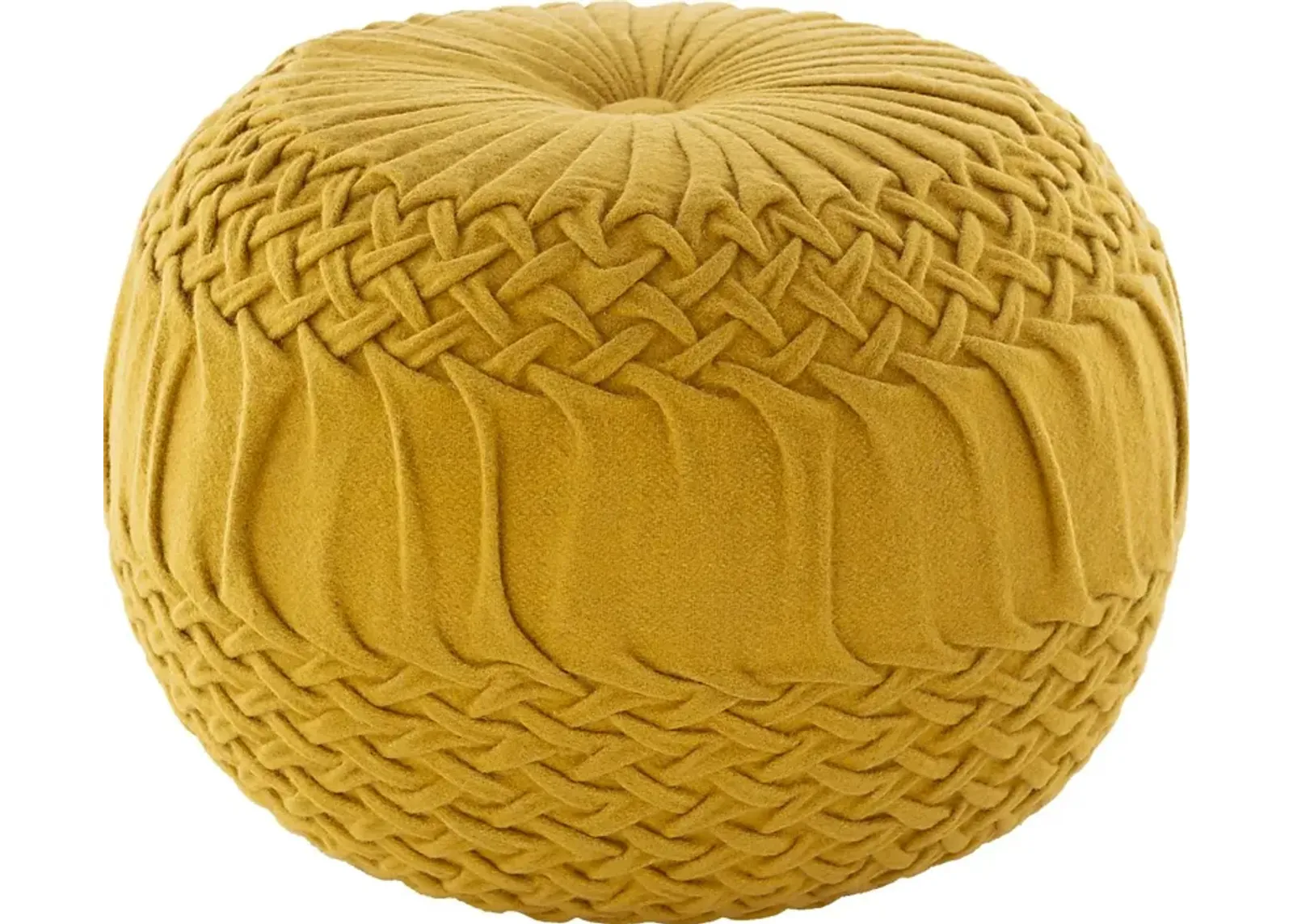 Guildwood Mustard Ottoman