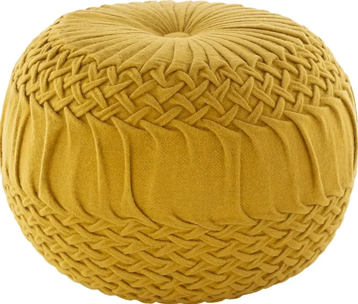 Guildwood Mustard Ottoman