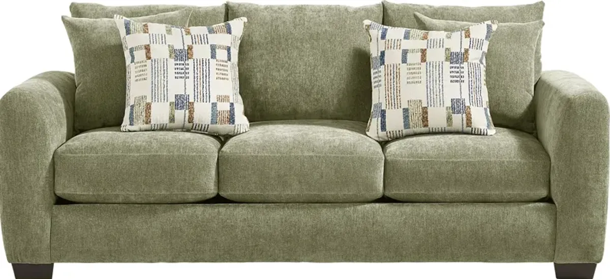 Chamberlain Green Sleeper Sofa