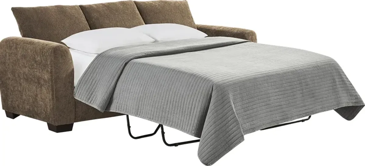 Chamberlain Brown Gel Foam Sleeper Sofa