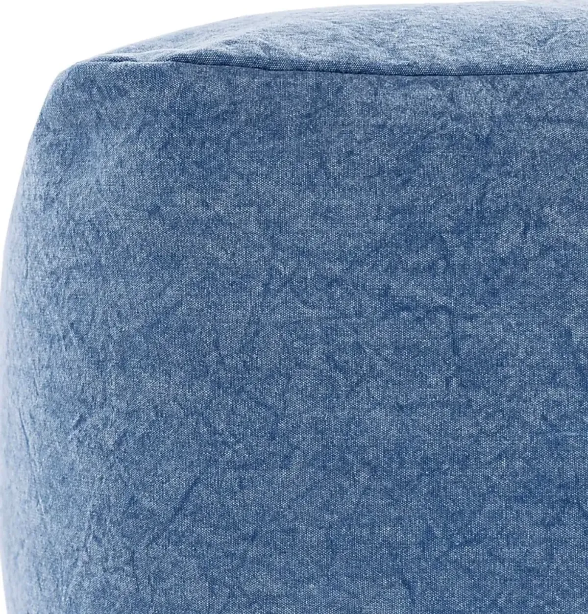 Acheson Teal Ottoman