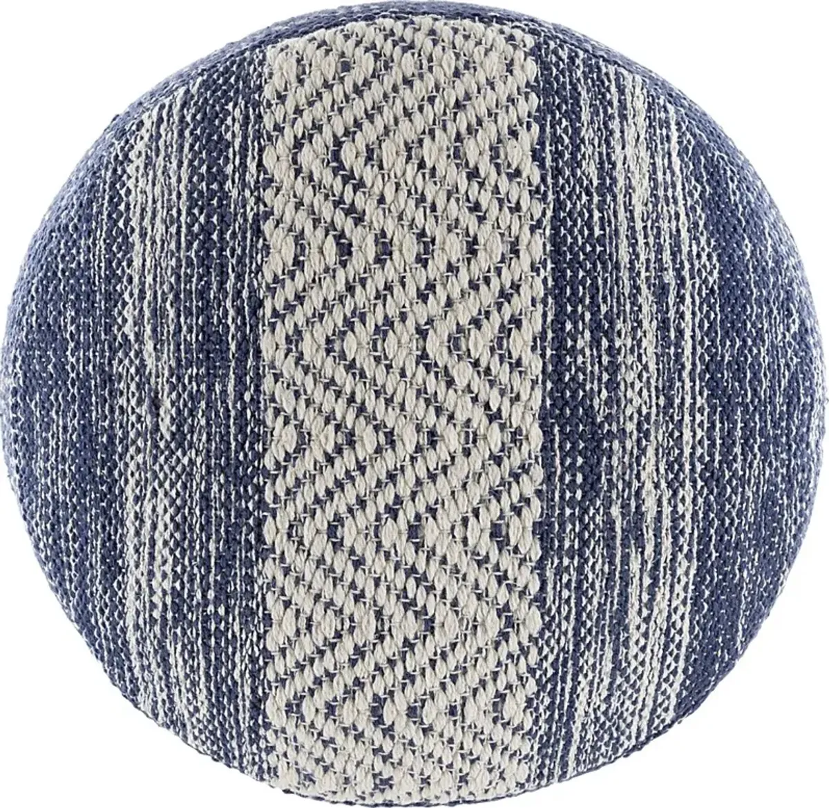 Ackrow Denim Ottoman