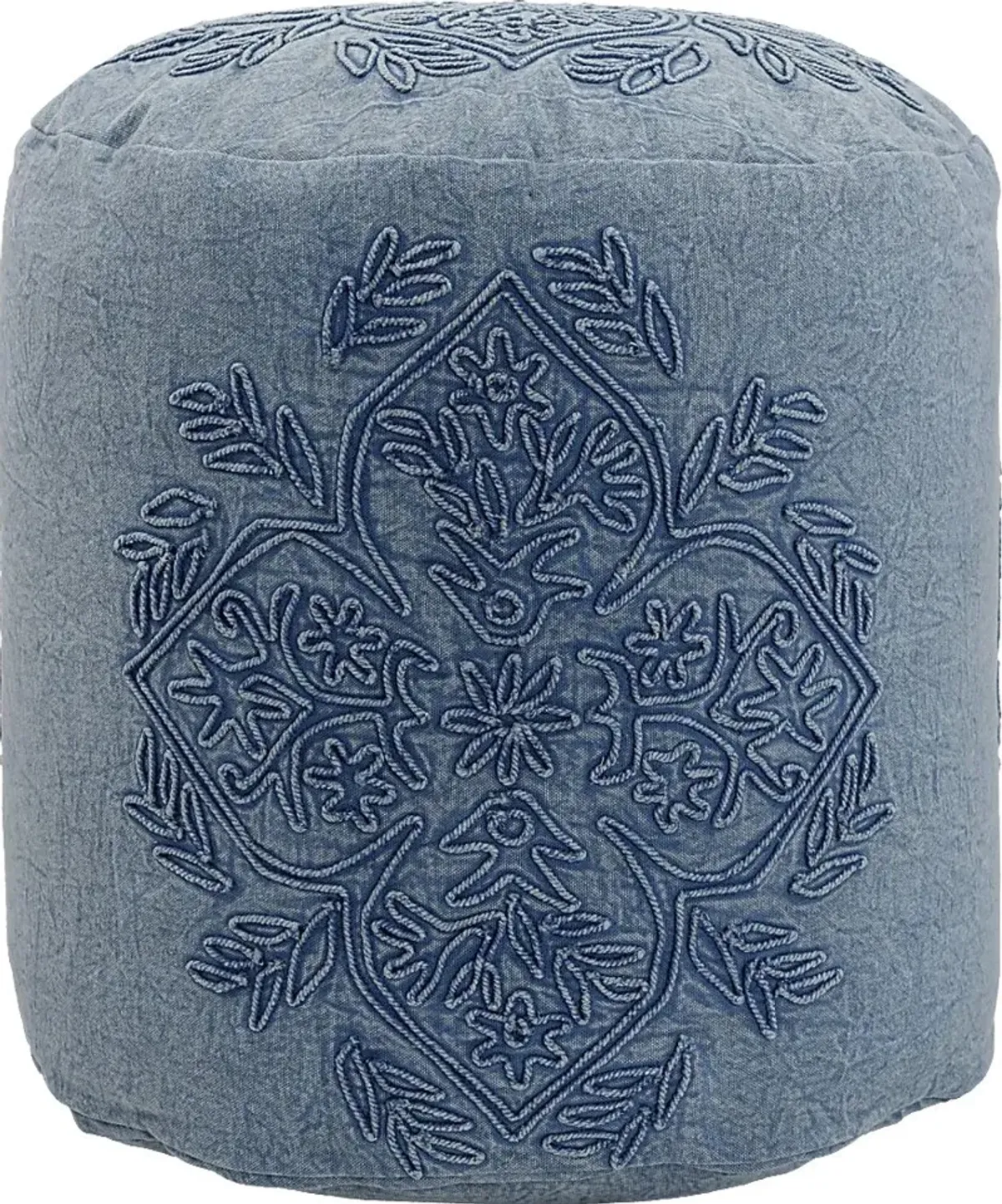 Aintree Denim Ottoman