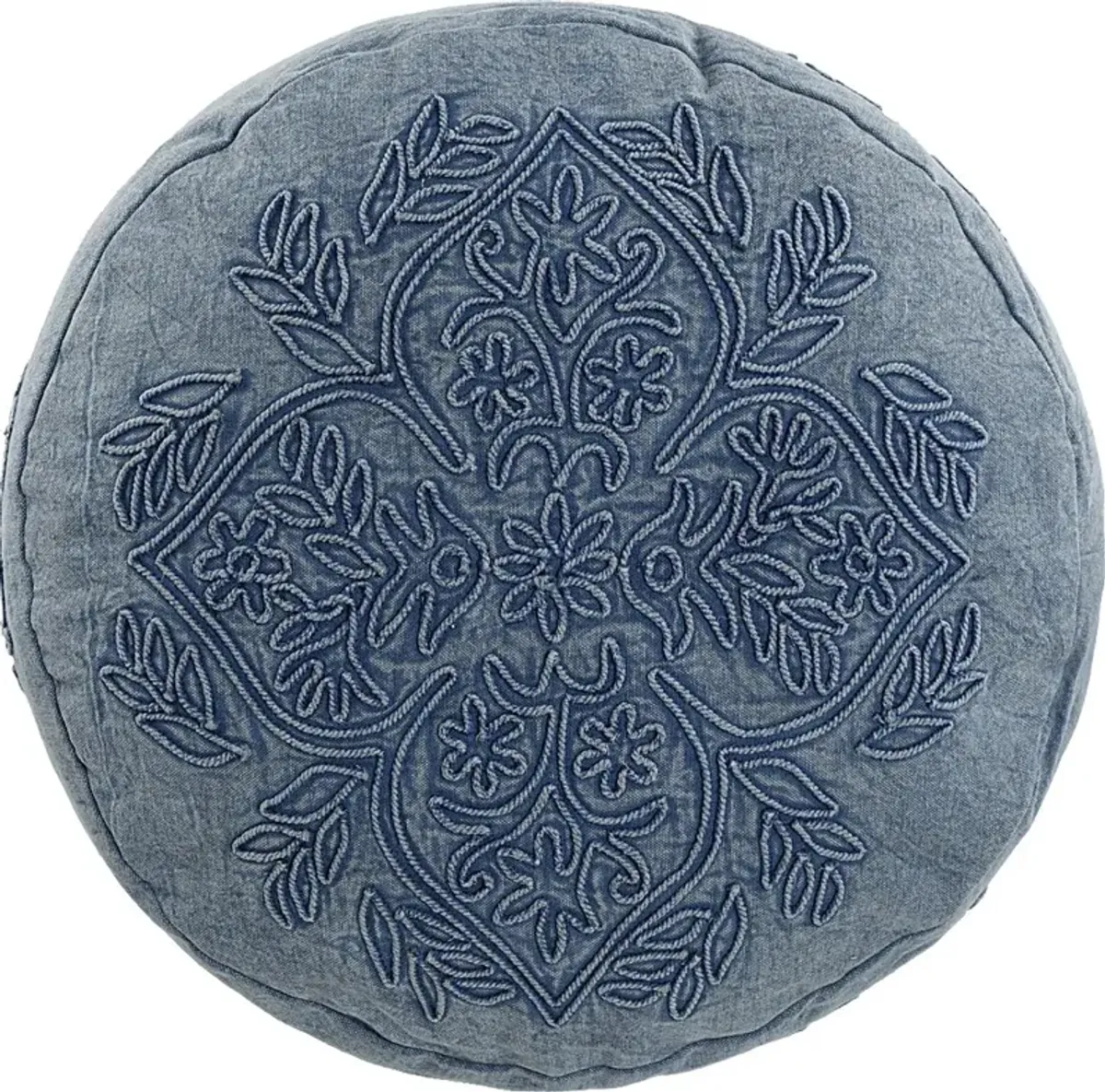 Aintree Denim Ottoman