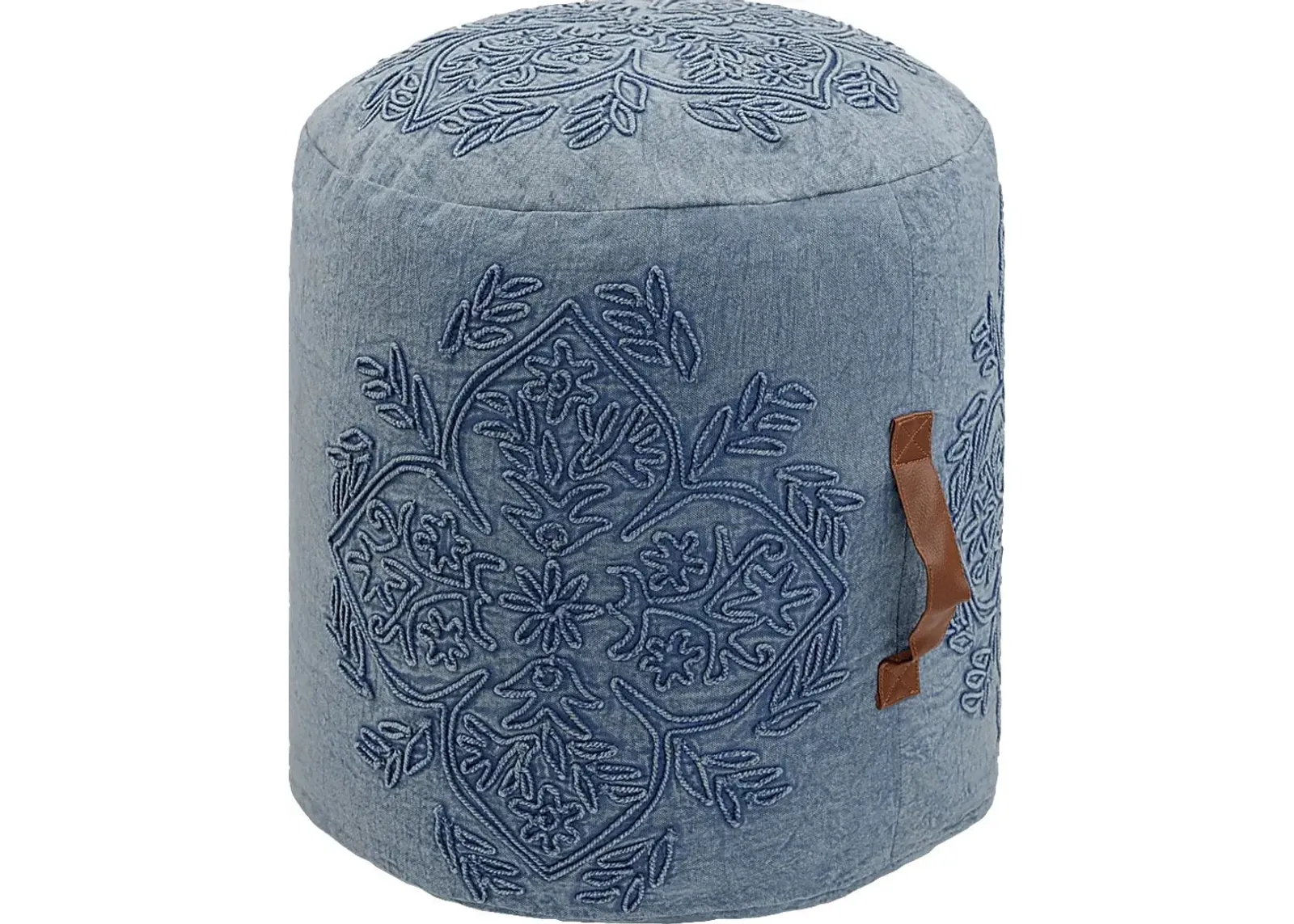 Aintree Denim Ottoman