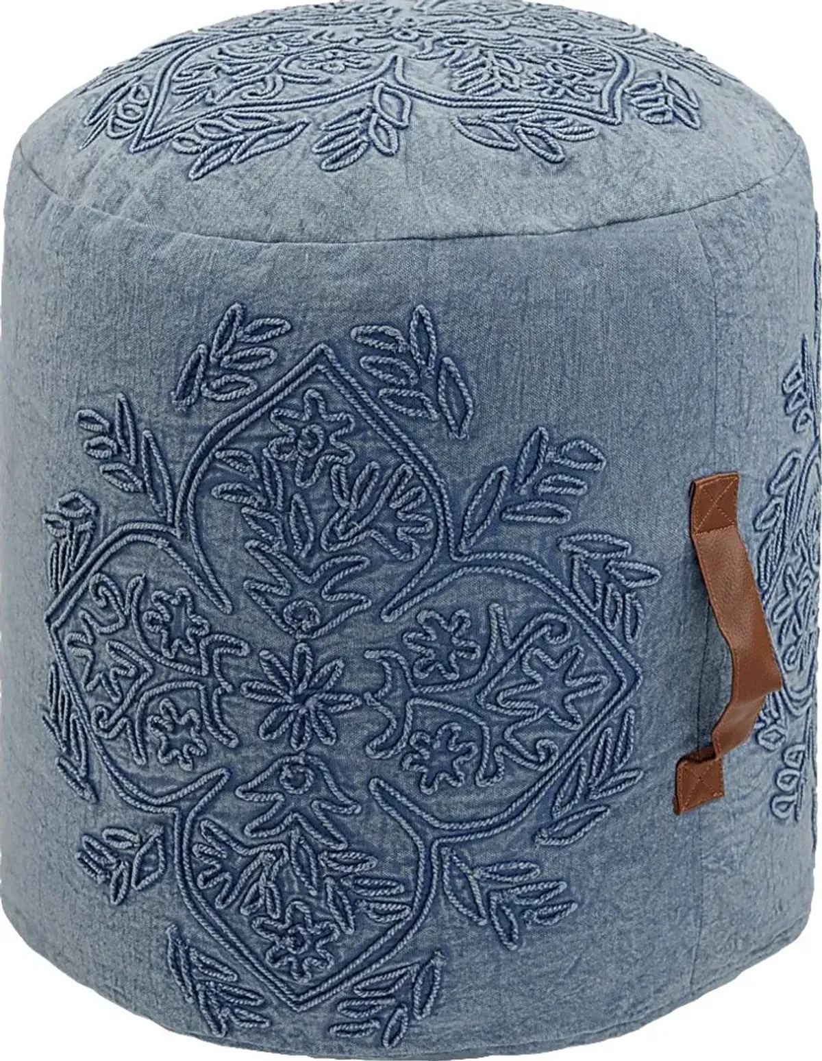 Aintree Denim Ottoman