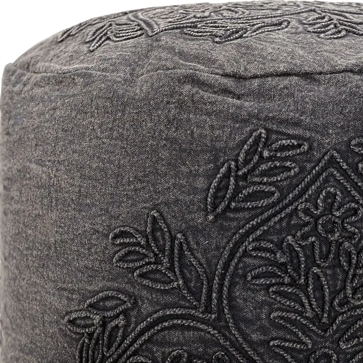 Aintree Black Ottoman