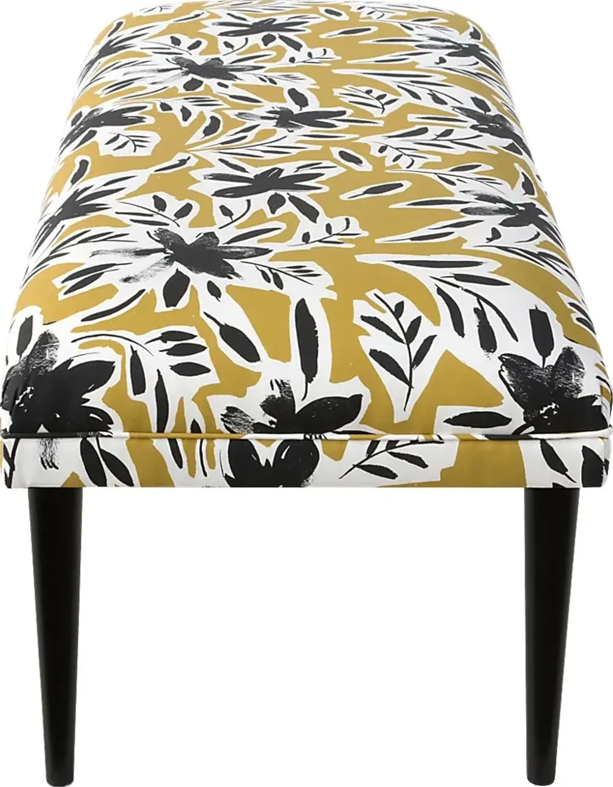 Riona Yellow Accent Bench