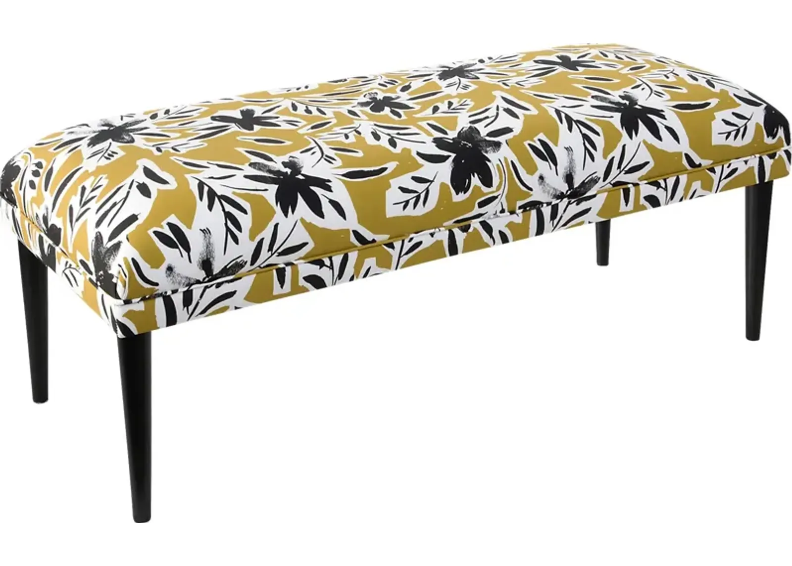 Riona Yellow Accent Bench