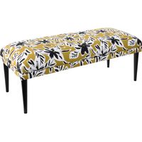 Riona Yellow Accent Bench