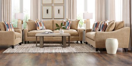 Cambria Gold 10 Pc Living Room