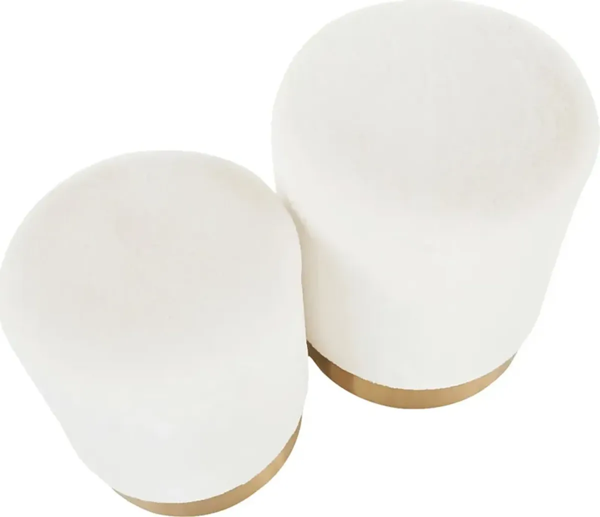 Lyerly Cream Ottoman, Set of 2