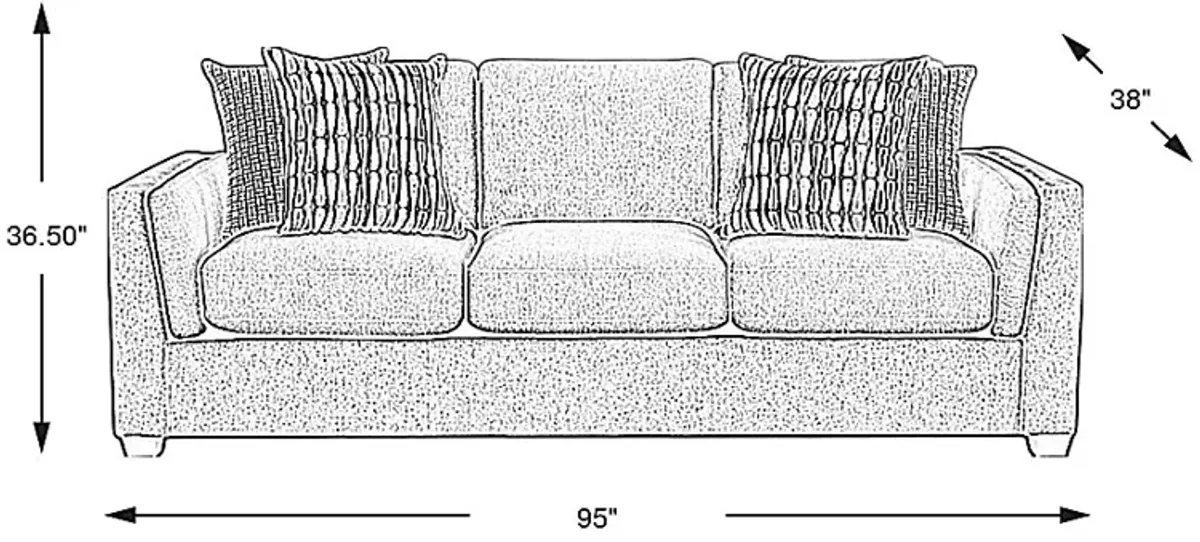 Alcott Gray Queen Sleeper Sofa