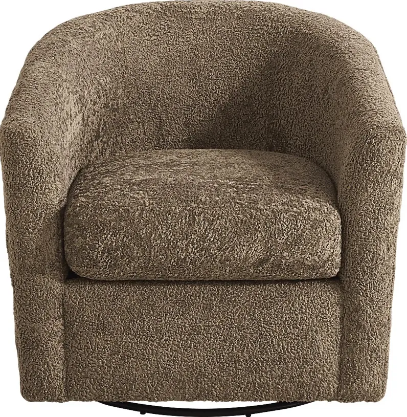 Maywell Court Brown Swivel Chair