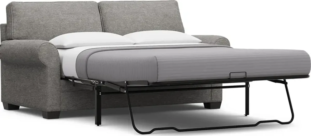 Bellingham Gray Textured Sleeper Loveseat