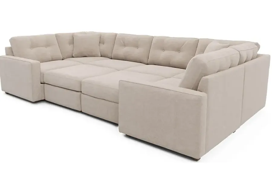 ModularOne Beige 8 Pc Sectional