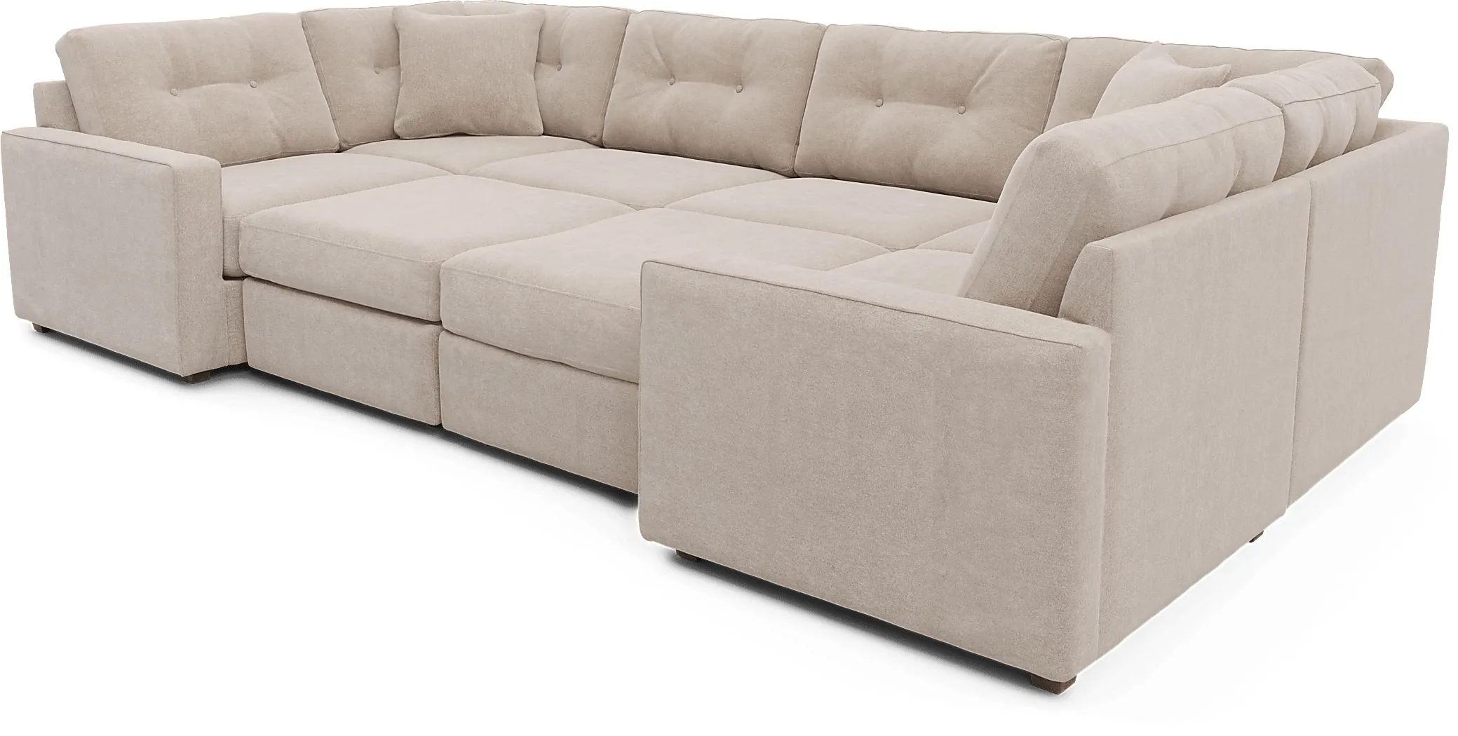 ModularOne Beige 8 Pc Sectional