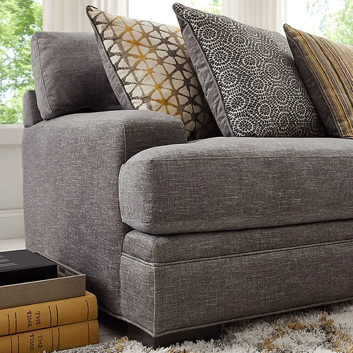 Palm Springs Silver 5 Pc Living Room