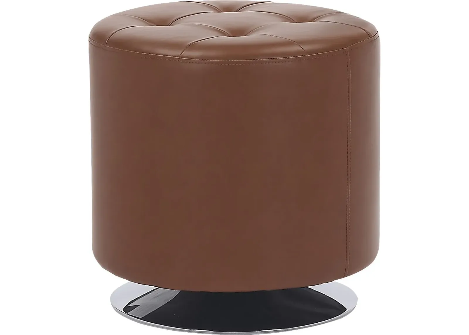 Bariff Brown Ottoman