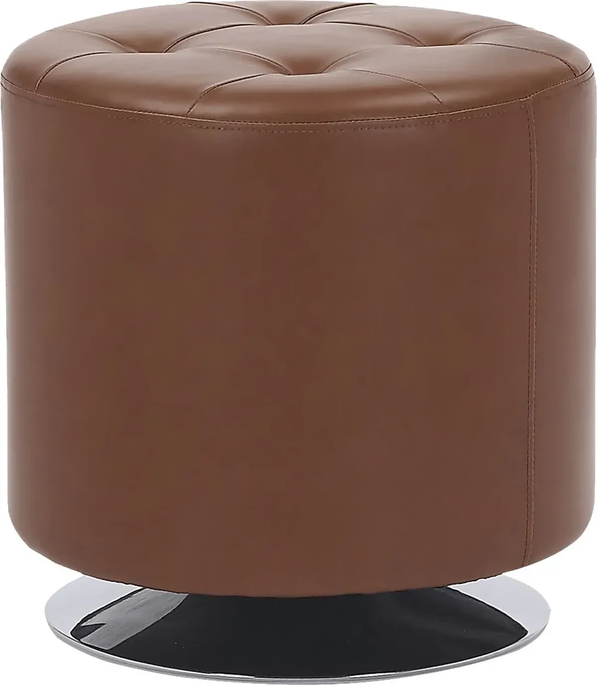 Bariff Brown Ottoman