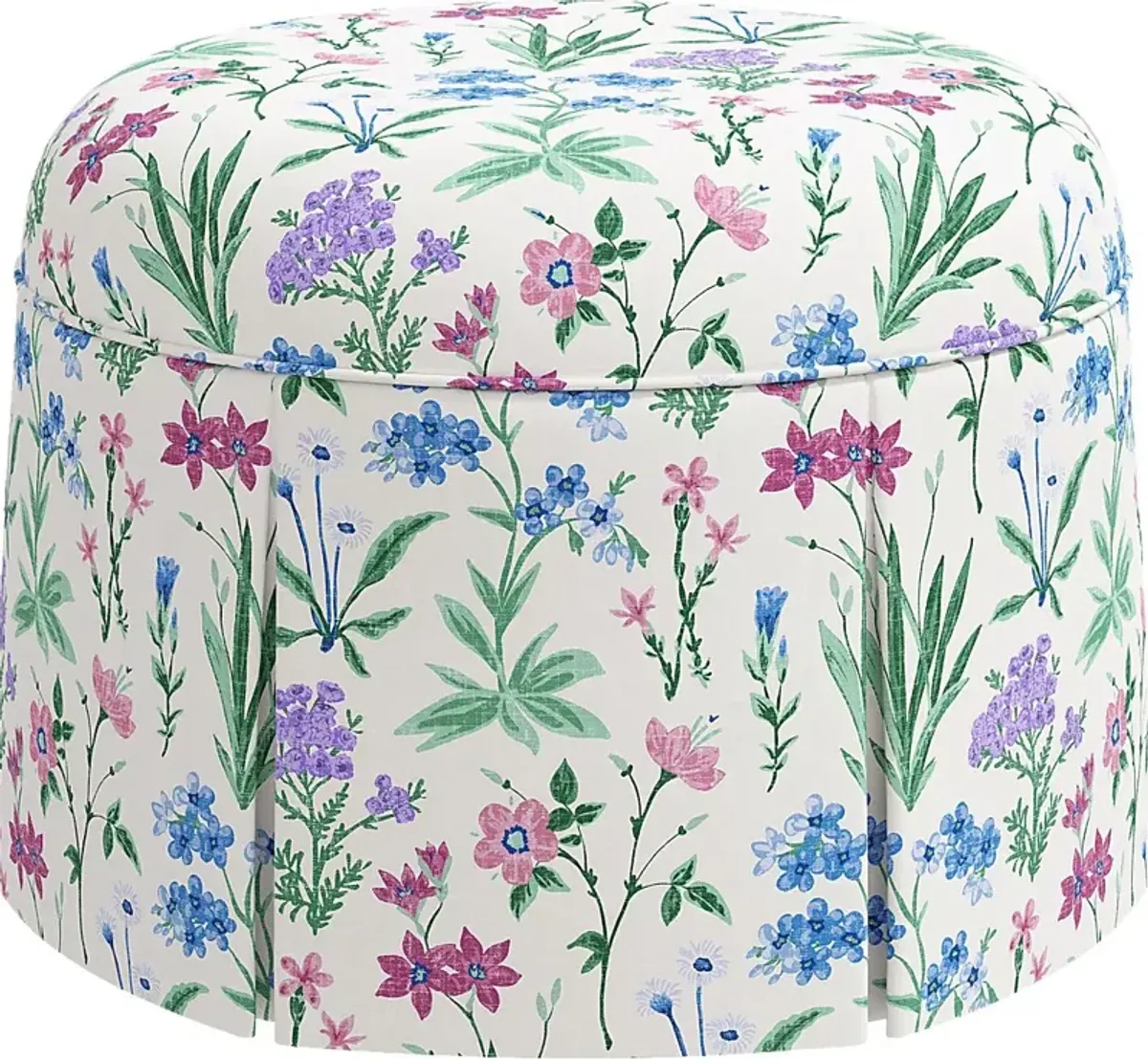 Aquaflor Blue Ottoman