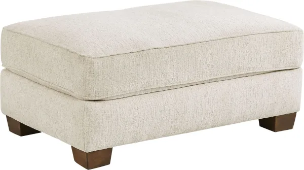 Fallon Ivory Ottoman