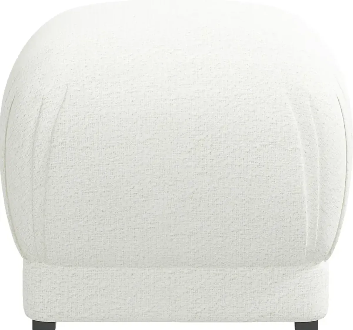 Barn Chic White Ottoman