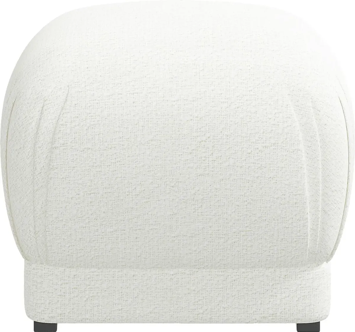 Barn Chic White Ottoman