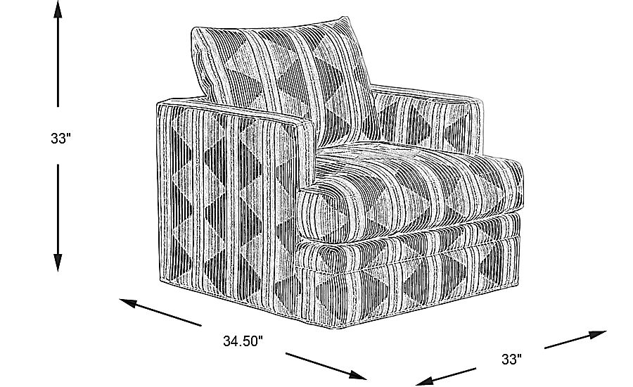 Lazo Red Swivel Accent Chair